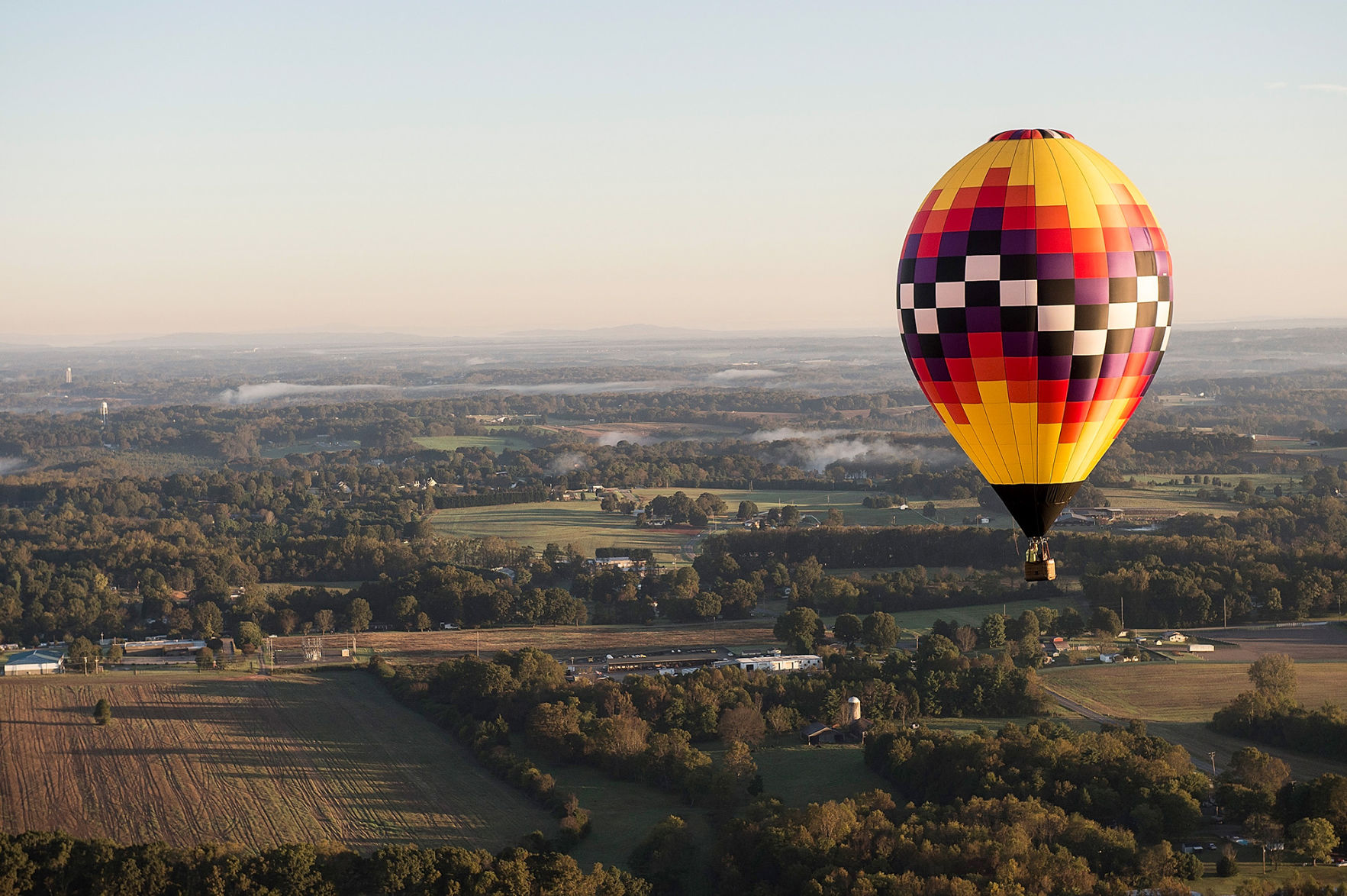 Hot air balloon ride